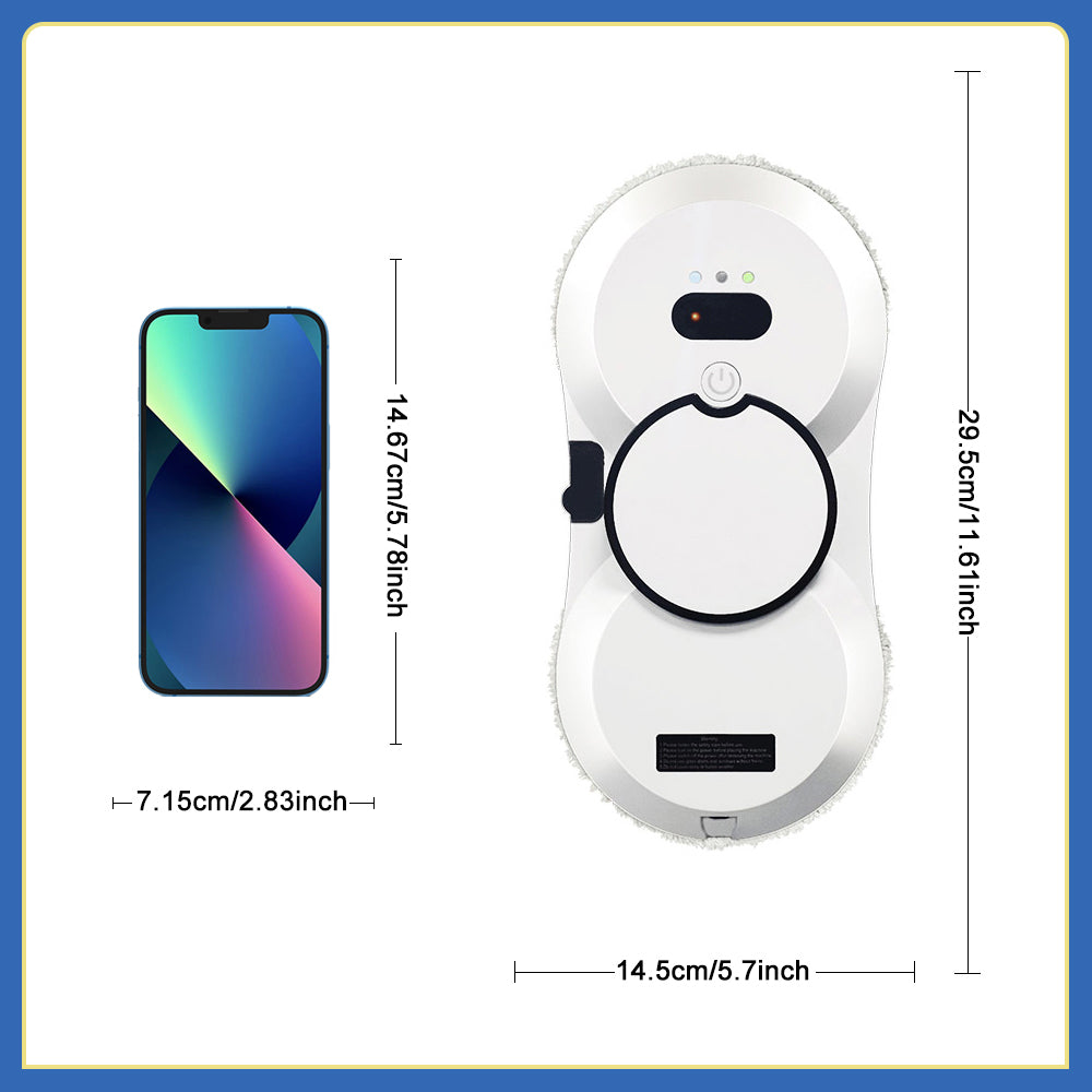 Robot nettoyeur de vitres automatique pour fenêtres/carrelage/porte de classe