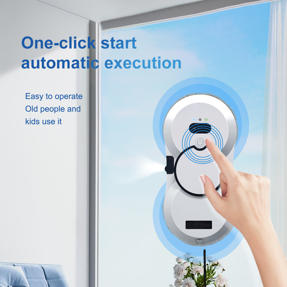 Robot nettoyeur de vitres automatique pour fenêtres/carrelage/porte de classe