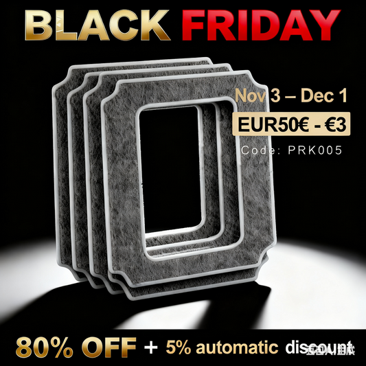 HCR-J4 Puruikai original Window Cleaning Cloth Square Cleaning Mop for Window Vacuum Cleaning Robot HCR-21,HCR-21B, Including Mops 4 pcs