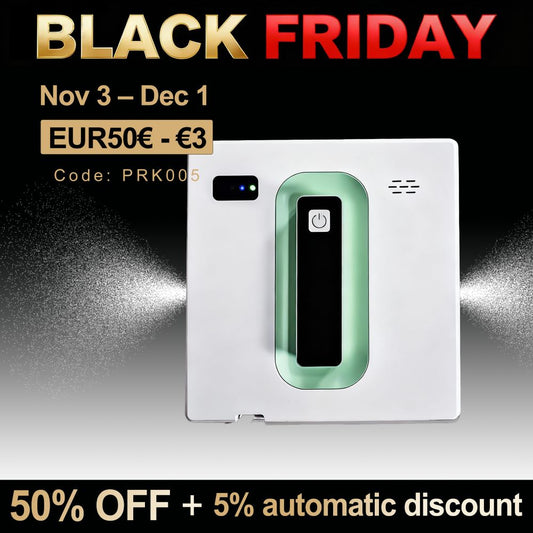 HCR-21 Smart Window Cleaning Robot – Streak-Free ; Safe for High Windows | PuRuiKai