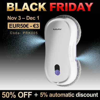 HCR-M8 Compact Dual-Spray Robot for Windows Cleaning | Puruikai Window Cleaning Robot